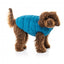 Manteau teddy pour chien FuzzYard The Vaucluse bleu français