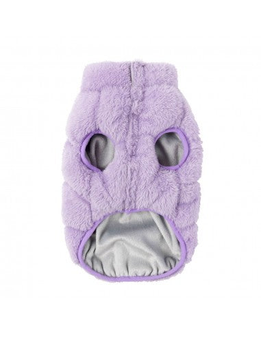 Manteau teddy pour chien FuzzYard The Vaucluse lilas