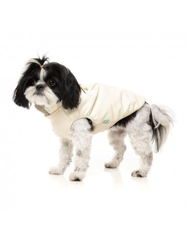 Veste harnais pour chien FuzzYard Vienna blanc cassé
