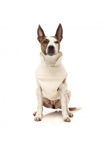 Veste harnais pour chien FuzzYard Vienna blanc cassé