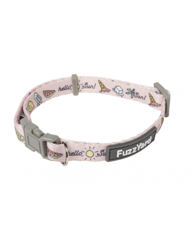 Collier chien en néoprène FuzzYard Hello Sun (taille XS)