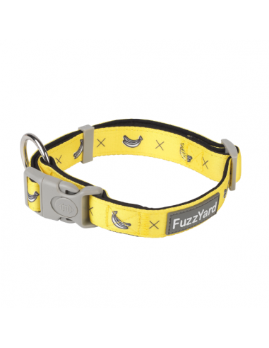 Collier chien en néoprène FuzzYard Monkey Mania (taille S)