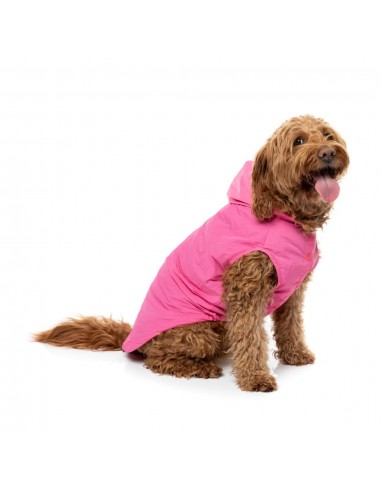 Imperméable à capuche pour chien FuzzYard Evo rose