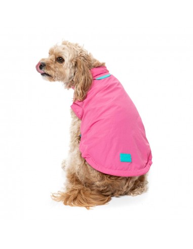 Imperméable à capuche pour chien FuzzYard Evo rose