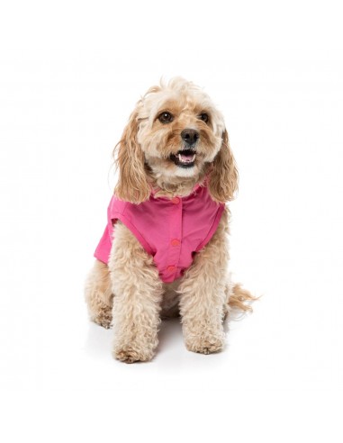 Imperméable à capuche pour chien FuzzYard Evo rose