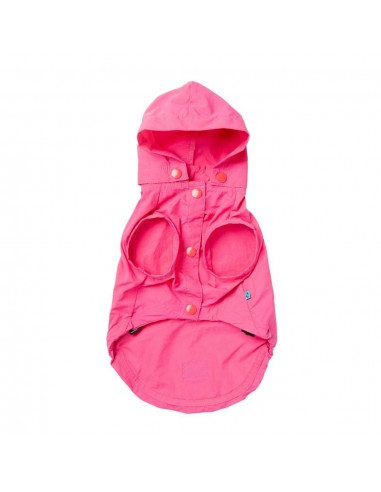 Imperméable à capuche pour chien FuzzYard Evo rose