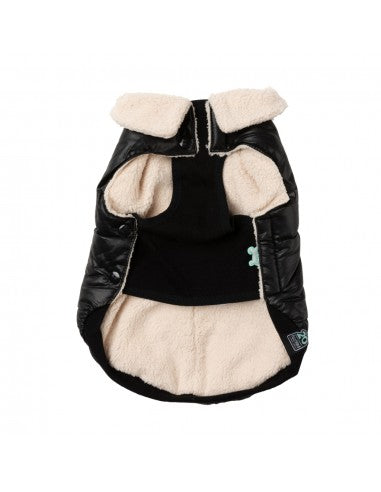 Manteau matelassé pour chien FuzzYard Sebastian noir taille 1