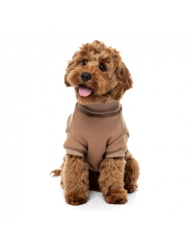 Pull col roulé pour chien FuzzYard Stevie latte