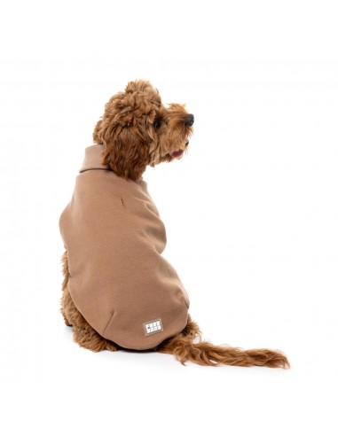 Pull col roulé pour chien FuzzYard Stevie latte