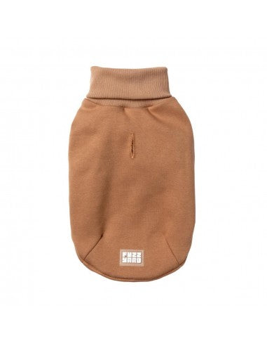Pull col roulé pour chien FuzzYard Stevie latte