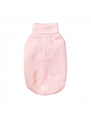 Pull col roulé pour chien FuzzYard Stevie rose