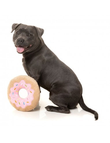 Peluche chien FuzzYard donut géant avec couineur