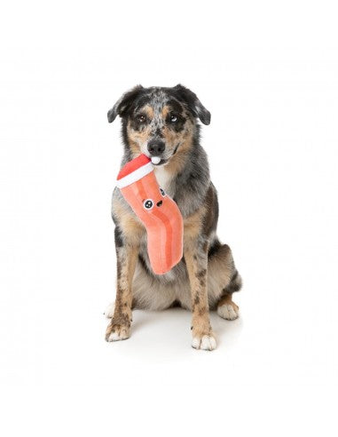 Peluche de Noël pour chien FuzzYard Bacon-ing Xmas