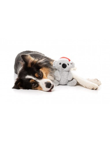 Peluche de Noël pour chien FuzzYard Coco Koala, taille L