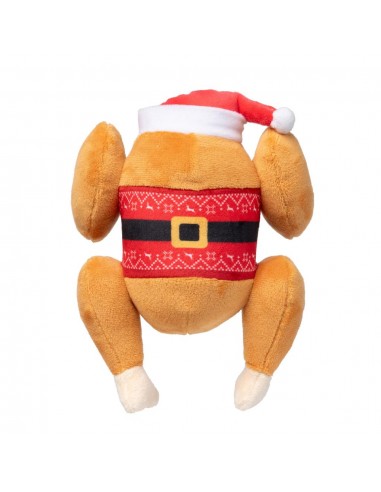 Peluche de Noël pour chien FuzzYard Fairisle Turkey (taille L)