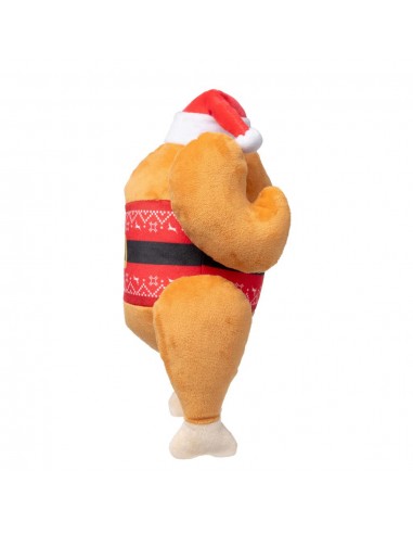 Peluche de Noël pour chien FuzzYard Fairisle Turkey (taille S)
