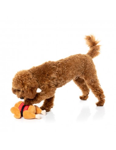 Peluche de Noël pour chien FuzzYard Fairisle Turkey (taille S)