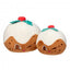 Peluche de Noël pour chien FuzzYard Hey Puddin' (taille S)