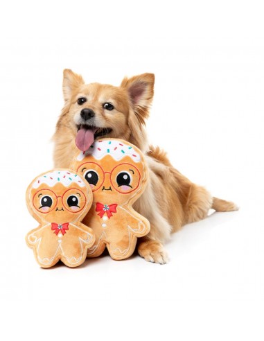 Peluche de Noël pour chien FuzzYard Jinglebread (taille S)