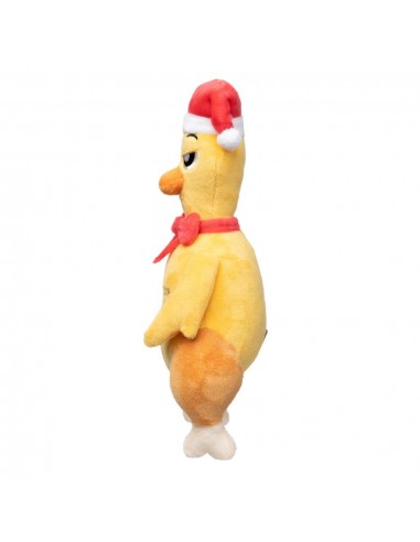 Peluche de Noël pour chien FuzzYard Never Skip Leg Day Chook en forme de poulet rôti