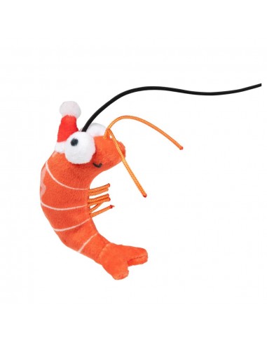 Canne à pêche de Noël pour chat FuzzYard Shrimpmas