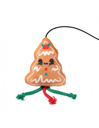 Canne à pêche de Noël pour chat FuzzYard Spruce Springsteen