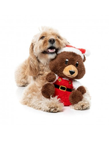 Peluche de Noël pour chien FuzzYard Santa Fuzz Bear