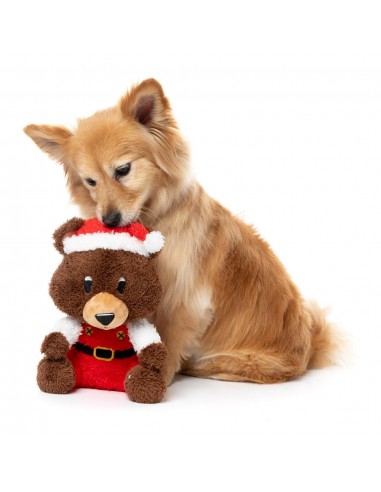 Peluche de Noël pour chien FuzzYard Santa Fuzz Bear