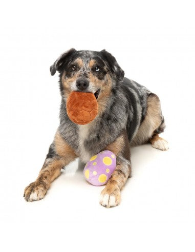 Peluches œufs de Pâques pour chien FuzzYard, lot de 2