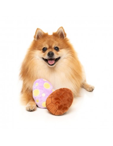 Peluches œufs de Pâques pour chien FuzzYard, lot de 2