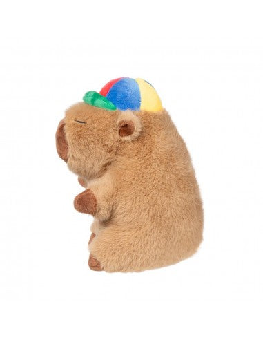 Peluche pour chien FuzzYard Happybaras Cap-Ybara avec couineur