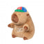 Peluche pour chien FuzzYard Happybaras Cap-Ybara avec couineur