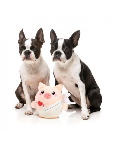 Peluche pour chien FuzzYard Love Cu-pig, cochon Cupidon