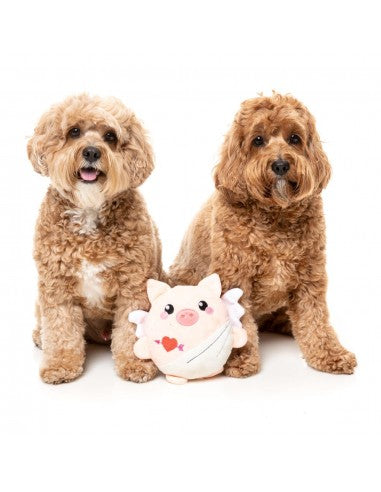 Peluche pour chien FuzzYard Love Cu-pig, cochon Cupidon