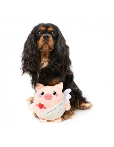 Peluche pour chien FuzzYard Love Cu-pig, cochon Cupidon