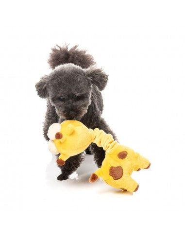 Peluche pour chien FuzzYard Neck Minnits Neckholas girafe à cou élastique