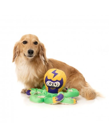 Peluche pour chien FuzzYard Octo-Pose Octo the Outrageous pieuvre avec couineur