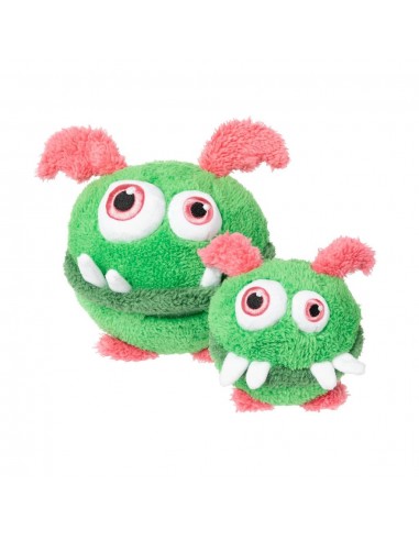 Peluche chien FuzzYard The Yardsters Peewee, vert (taille L)