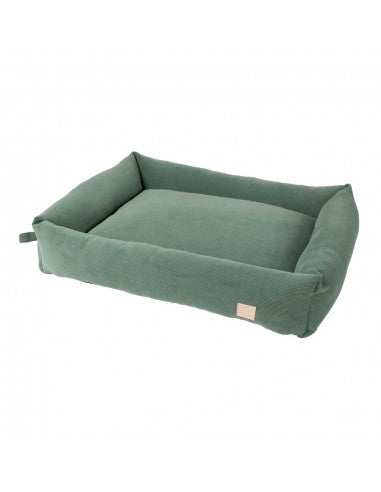 Panier chien en velours côtelé FuzzYard Life Myrtle Green (taille L)