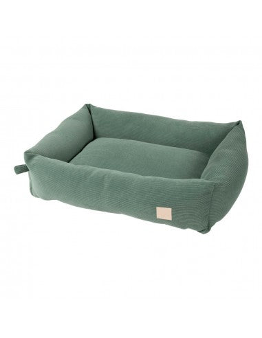 Panier chien en velours côtelé FuzzYard Life Myrtle Green (taille M)