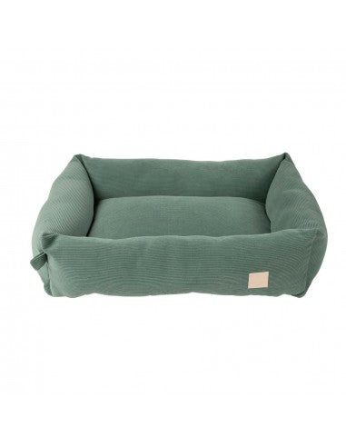 Panier chien en velours côtelé FuzzYard Life Myrtle Green (taille M)