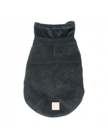 Manteau pour chien en velours côtelé FuzzYard Life Slate Grey