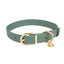 Collier chien en cuir végan FuzzYard Atelier Myrtle Green (taille L)