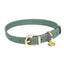 Collier chien en cuir végan FuzzYard Atelier Myrtle Green (taille M)