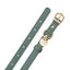 Collier chien en cuir végan FuzzYard Atelier Myrtle Green (taille S)