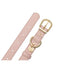Collier chien en cuir végan FuzzYard Atelier Soft Blush (taille L)