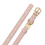 Collier chien en cuir végan FuzzYard Atelier Soft Blush (taille S)
