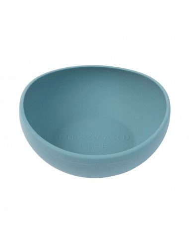 Gamelle chien en silicone FuzzYard Life French Blue (taille L)