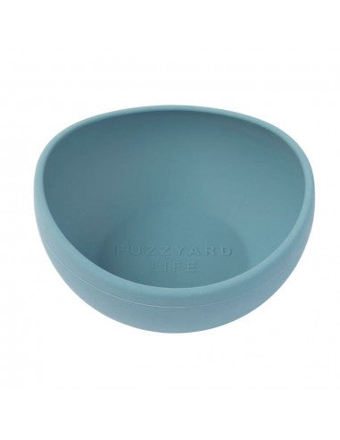 Gamelle chien en silicone FuzzYard Life French Blue (taille M)