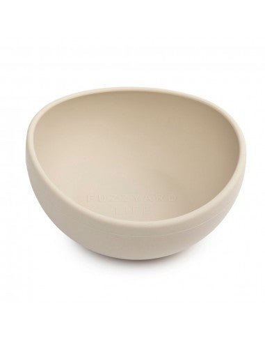 Gamelle chien en silicone FuzzYard Life Sandstone (taille M)